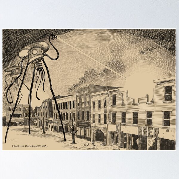 Item preview, War of the Worlds on Covington's Pike Street designed and sold by StandarAmandar.