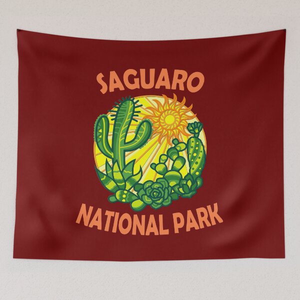Item preview, Saguaro National Park Arizona Cactus Desert Sun designed and sold by KrisSidDesigns.