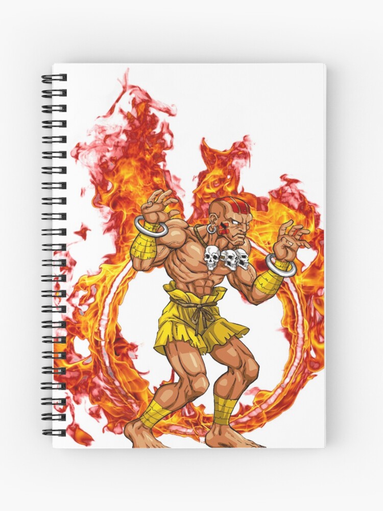 Vega - Street Fighter Spiral Notebook by E1even1nk