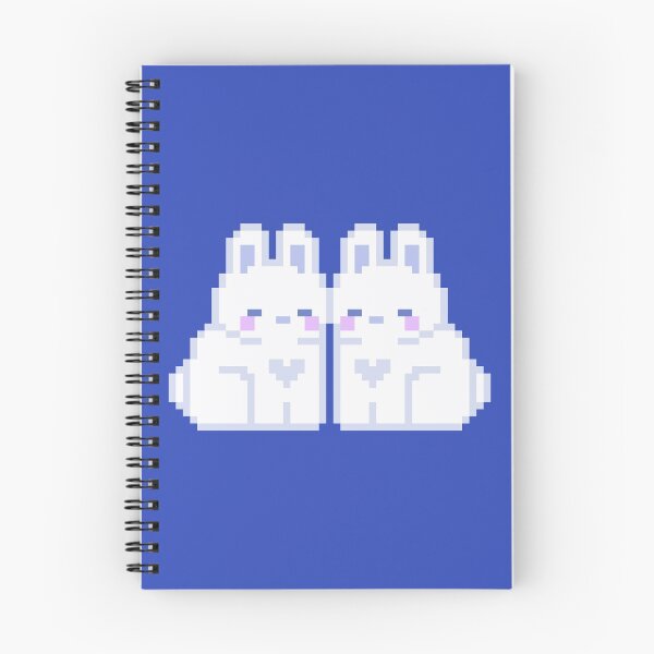 Item preview, Two Blue Love Bunnies designed and sold by rin3d .