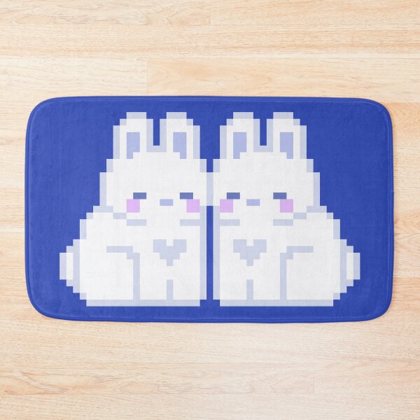 Item preview, Two Blue Love Bunnies designed and sold by rin3d .