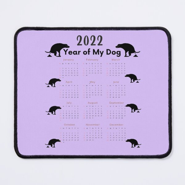Item preview, 2022 Pooping Dog Calendar Gag Gifts designed and sold by Willyboy16.