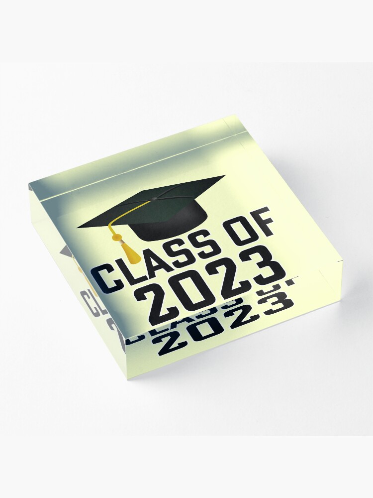 BOLD Class of 2023 Grad Cap Sticker for Sale by Gravityx9