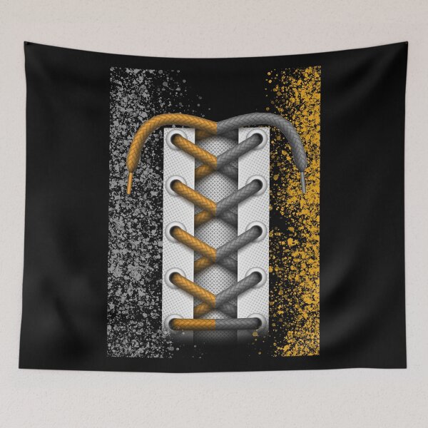 Item preview, Laced splatter (Yellow & Grey) designed and sold by LUSSO-DESIGNERS.
