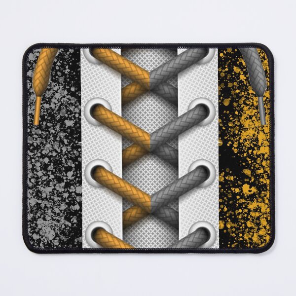 Item preview, Laced splatter (Yellow & Grey) designed and sold by LUSSO-DESIGNERS.