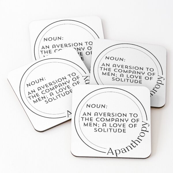 Item preview, “Apanthropy” Word Lover Definition Gift designed and sold by gobbieshoppe.