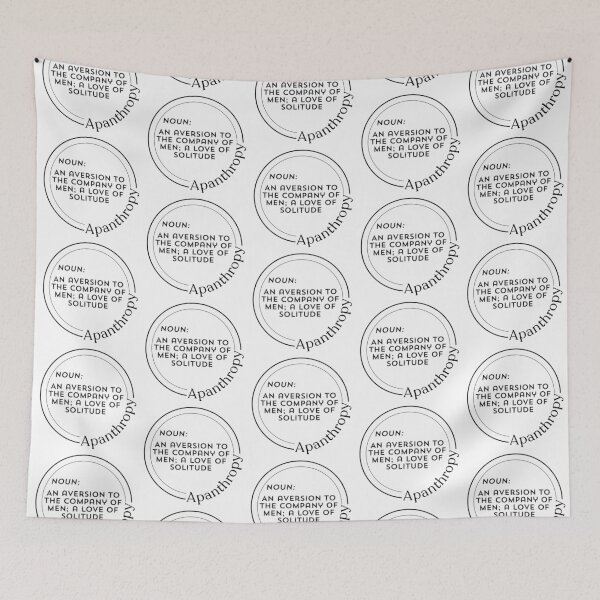 Item preview, “Apanthropy” Word Lover Definition Gift designed and sold by gobbieshoppe.