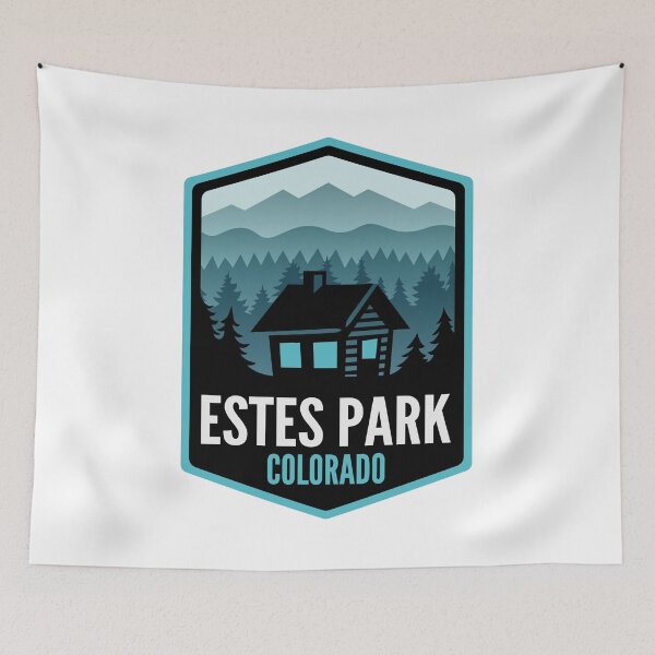 Item preview, Estes Park Colorado Mountain Town Cabin designed and sold by HalpinDesign.