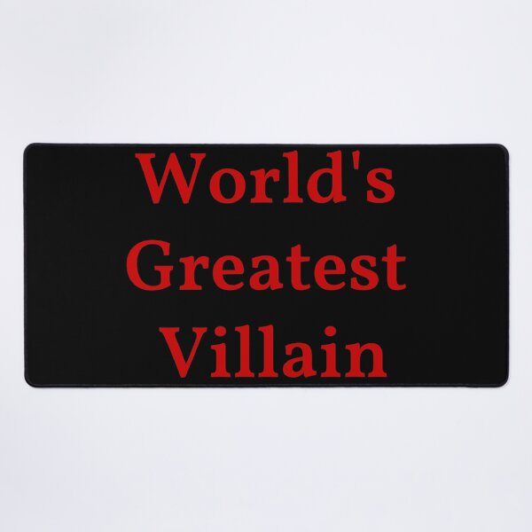 Item preview, World's Greatest Villain - Red on Black designed and sold by Saanis.