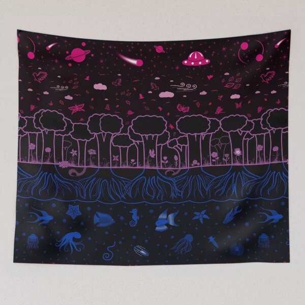 Item preview, Layers of the World, Bisexual Flag designed and sold by StephOBrien.