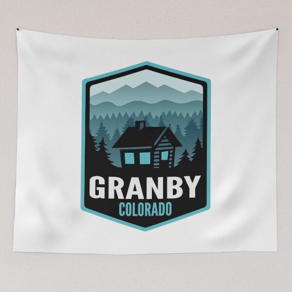 Item preview, Granby Colorado Mountain Town Cabin designed and sold by HalpinDesign.