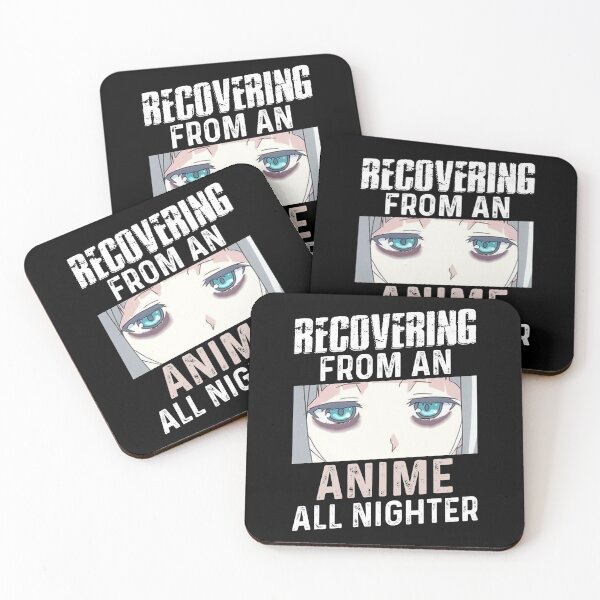Item preview, Recovering From An Anime All Nighter - Anime and Gamer Design designed and sold by hintprint.