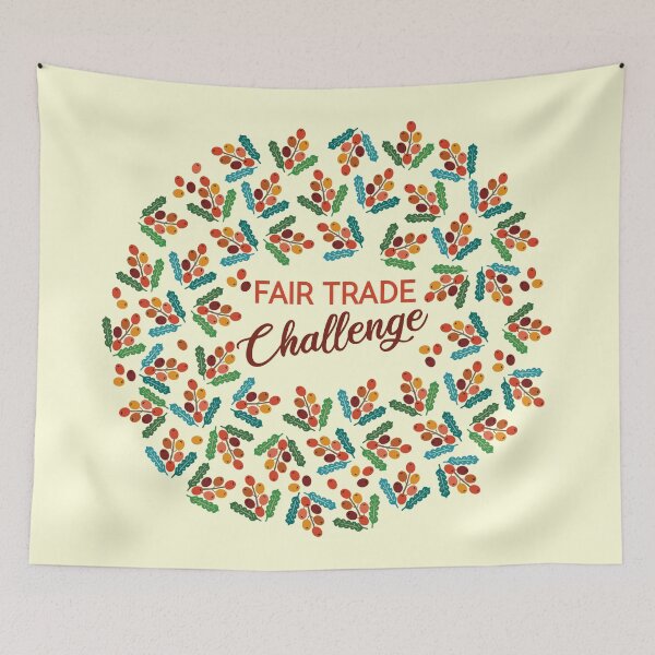 Item preview, fair trade challenge designed and sold by challengecafe.