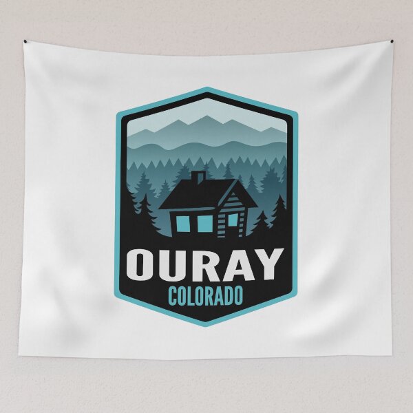 Item preview, Ouray Colorado Mountain Town Cabin designed and sold by HalpinDesign.