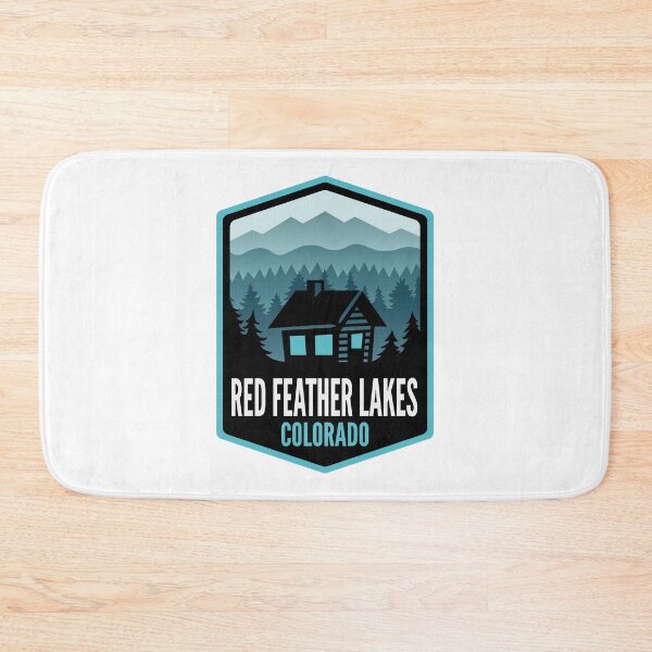 Aperçu de l'œuvre Red Feather Lakes Colorado Mountain Town Cabin créée et vendue par HalpinDesign.