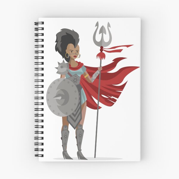Item preview, african mohawk trident amazon woman gladiator designed and sold by matintheworld ( delcarmat ).