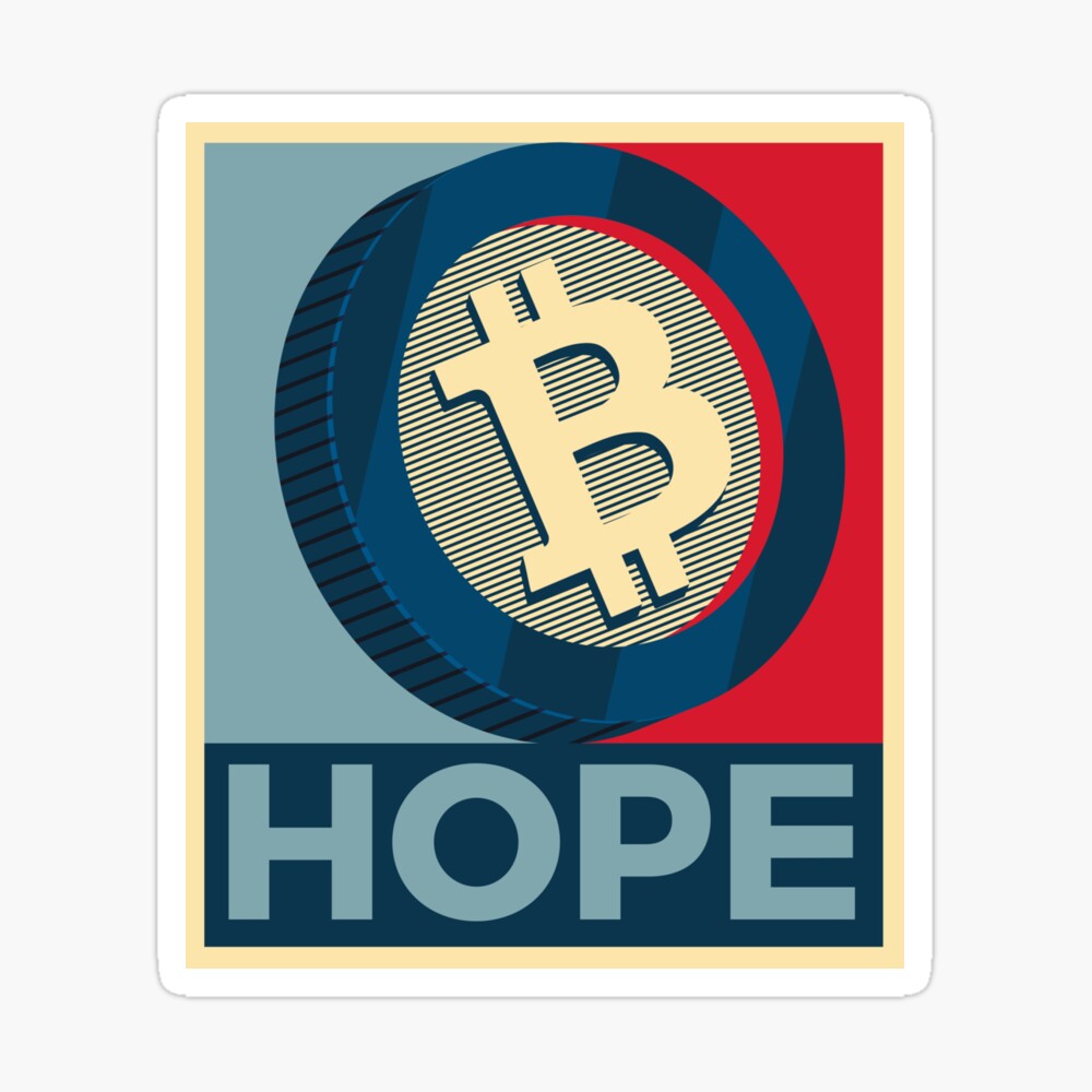 Bitcoin BTC hope Poster