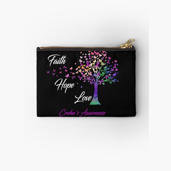 Item preview, Ribbon Tree Faith Hope Love Crohn's Awareness designed and sold by Tadmab.