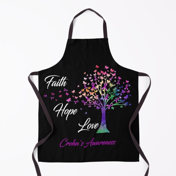 Item preview, Ribbon Tree Faith Hope Love Crohn's Awareness designed and sold by Tadmab.