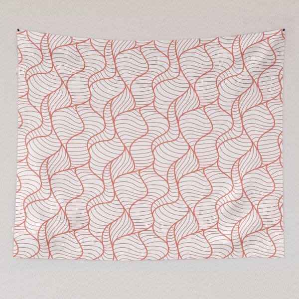Item preview, Orange Lines Pattern designed and sold by Saraartwork.