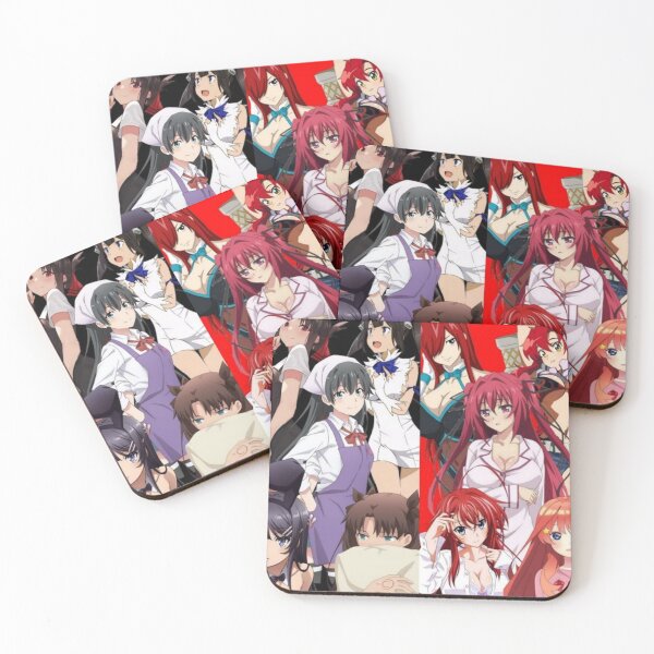 Item preview, anime waifu teams red vs black designed and sold by animedesigne4u.
