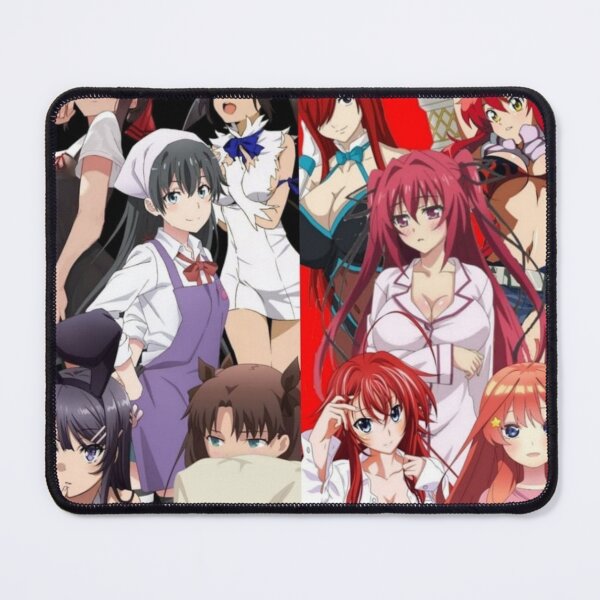 Item preview, anime waifu teams red vs black designed and sold by animedesigne4u.