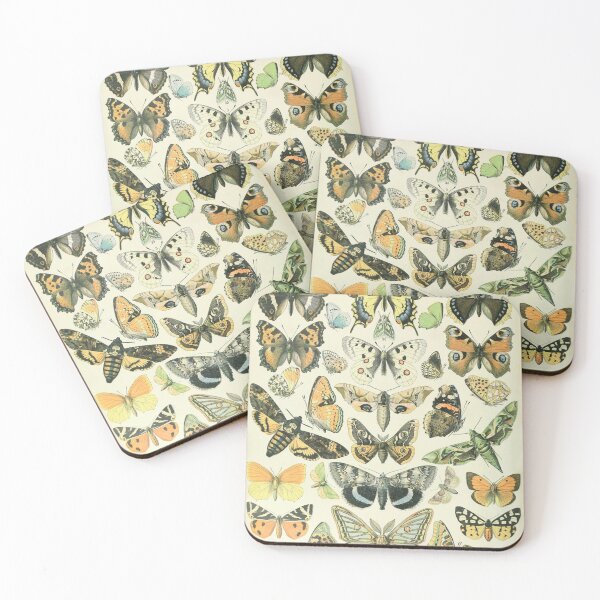 Item preview, Adolphe Millot Papillons A - Millot Butterflies Enhanced Reproduction designed and sold by molamode.