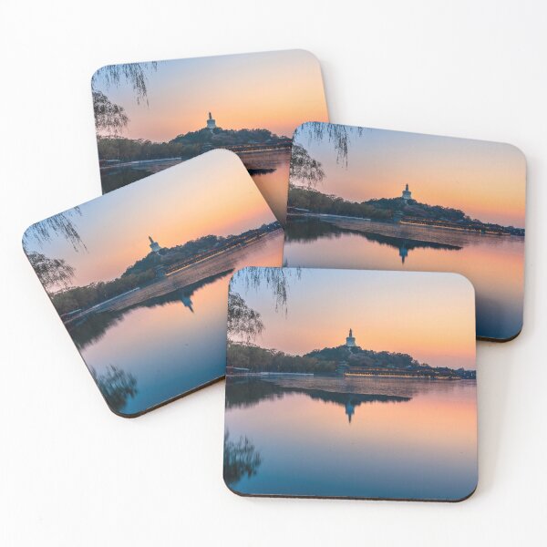 Item preview, Beihai Lake Park scenery at sunset in Beijing designed and sold by WorldScenery.
