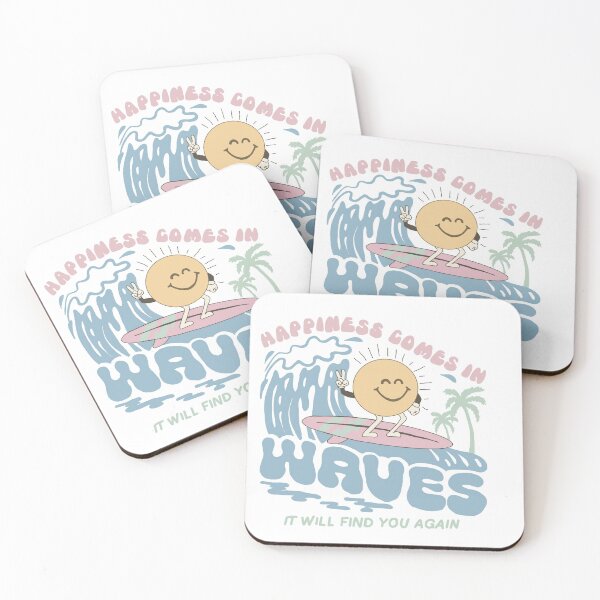 Item preview, happiness comes in waves it will find you again designed and sold by xodreamdesigns.