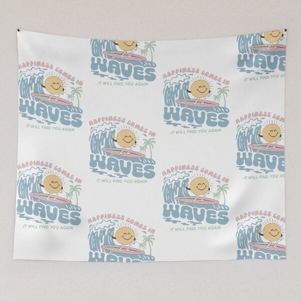 Item preview, happiness comes in waves it will find you again designed and sold by xodreamdesigns.