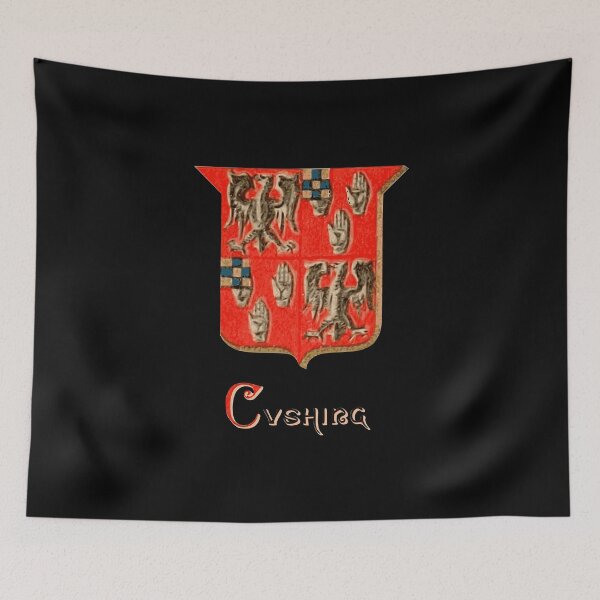 Item preview, Cushing Family Coat of Arms designed and sold by Heraldica.
