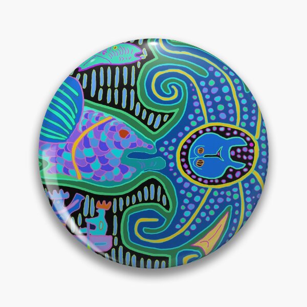 Item preview, Kuna Indian Octopus and Fishermen designed and sold by Esprit-Mystique.