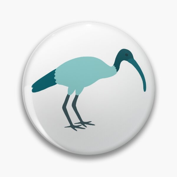 Item preview, Teal Bin Chicken on White designed and sold by Digitaldingo.