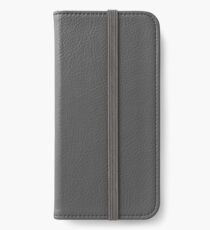 Gray Flower Bunny iPhone Wallet/Case/Skin