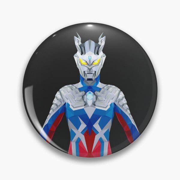 Item preview, Ultraman Zero (Low Poly Art) designed and sold by mattzwug-draws.