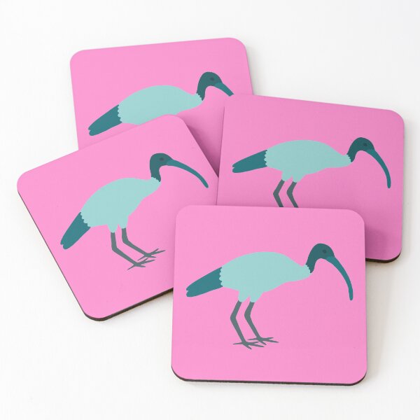 Item preview, Teal Bin Chicken on Pink designed and sold by Digitaldingo.