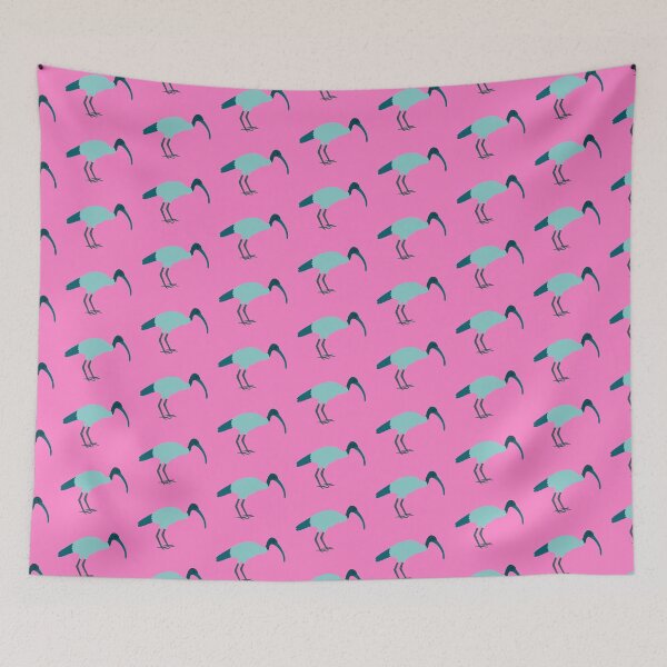 Item preview, Teal Bin Chicken on Pink designed and sold by Digitaldingo.