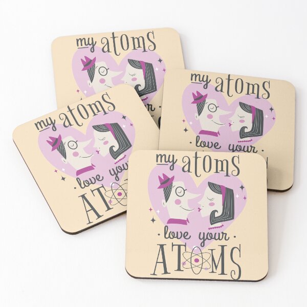 Item preview, My Atoms Love Your Atoms Valentine's Day designed and sold by kenix73.