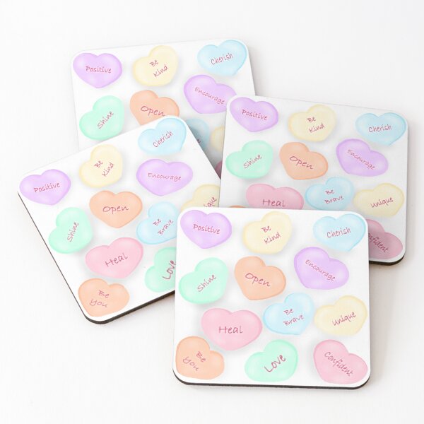 Item preview, Candy hearts designed and sold by FickleandFancy.
