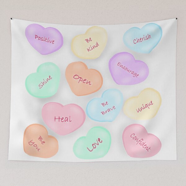 Item preview, Candy hearts designed and sold by FickleandFancy.