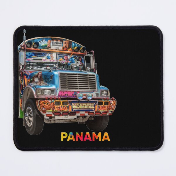 Item preview, Diabolos Rojos buss in Panama Red Devil Style Art Panamanian Buses in Panama City designed and sold by best-of-panama.