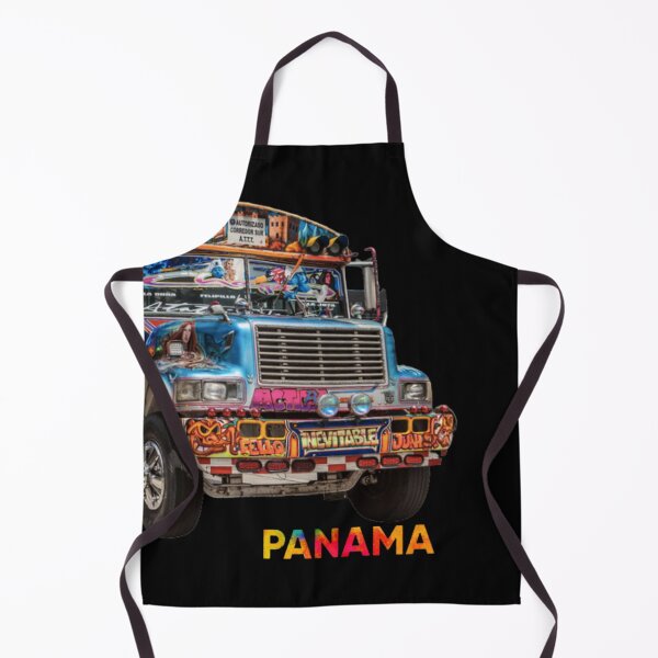 Item preview, Diabolos Rojos buss in Panama Red Devil Style Art Panamanian Buses in Panama City designed and sold by best-of-panama.