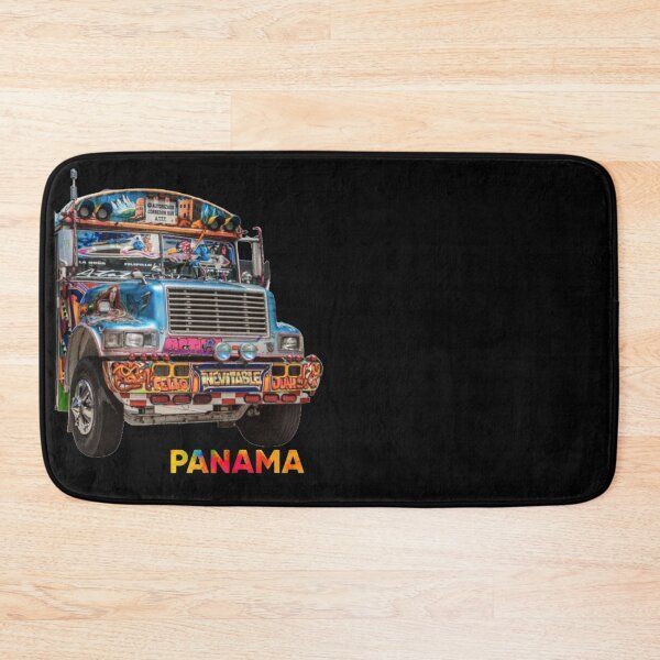 Item preview, Diabolos Rojos buss in Panama Red Devil Style Art Panamanian Buses in Panama City designed and sold by best-of-panama.
