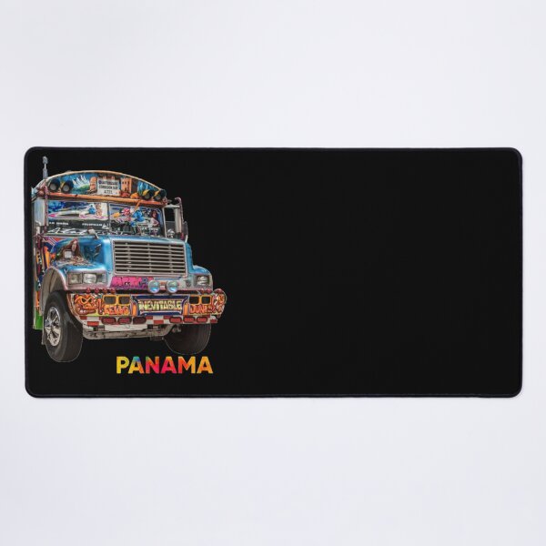 Item preview, Diabolos Rojos buss in Panama Red Devil Style Art Panamanian Buses in Panama City designed and sold by best-of-panama.