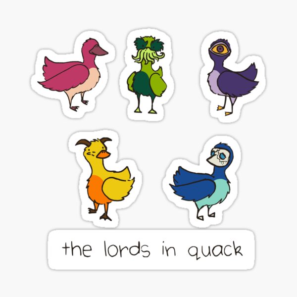 Vista previa del artículo con la obra «Los señores en Quack», diseñado y vendido por ella-tess.