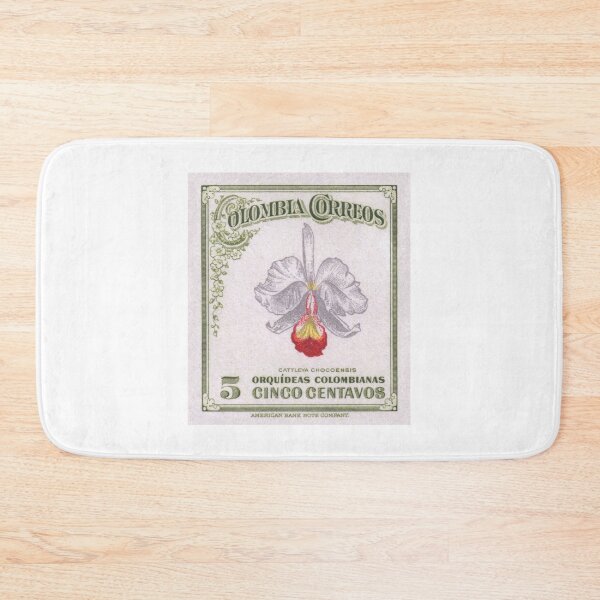 Item preview, 1947 COLOMBIA Cattleya Chocoensisi Orchid Stamp designed and sold by retrographics.
