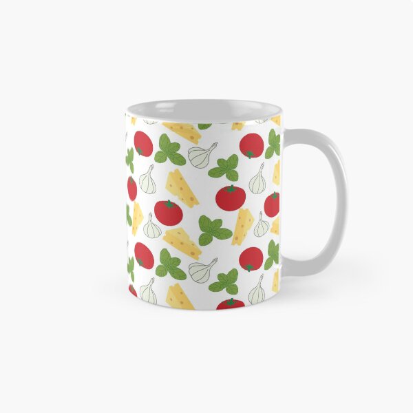 Item preview, Tomato basil cheese and garlic pattern designed and sold by koshodesign.