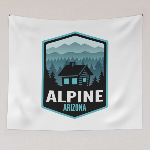 Item preview, Alpine Arizona Mountain Town Cabin designed and sold by HalpinDesign.