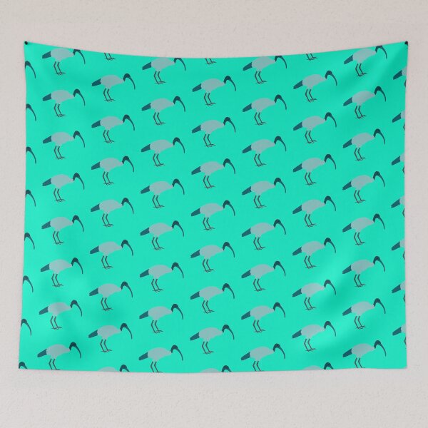 Item preview, Copy of Teal Bin Chicken on Aqua designed and sold by Digitaldingo.