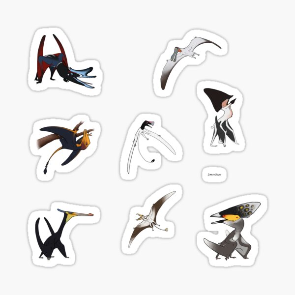 Item preview, Pterosaurs Set 2 designed and sold by SaritaWolff.